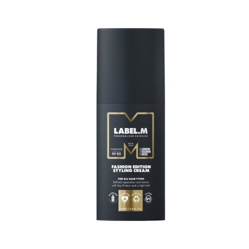 🎁 Crema De Styling Pentru Toate Tipurile De Par, Fashion Edition Styling Cream - 150ml Label.m (100% off)