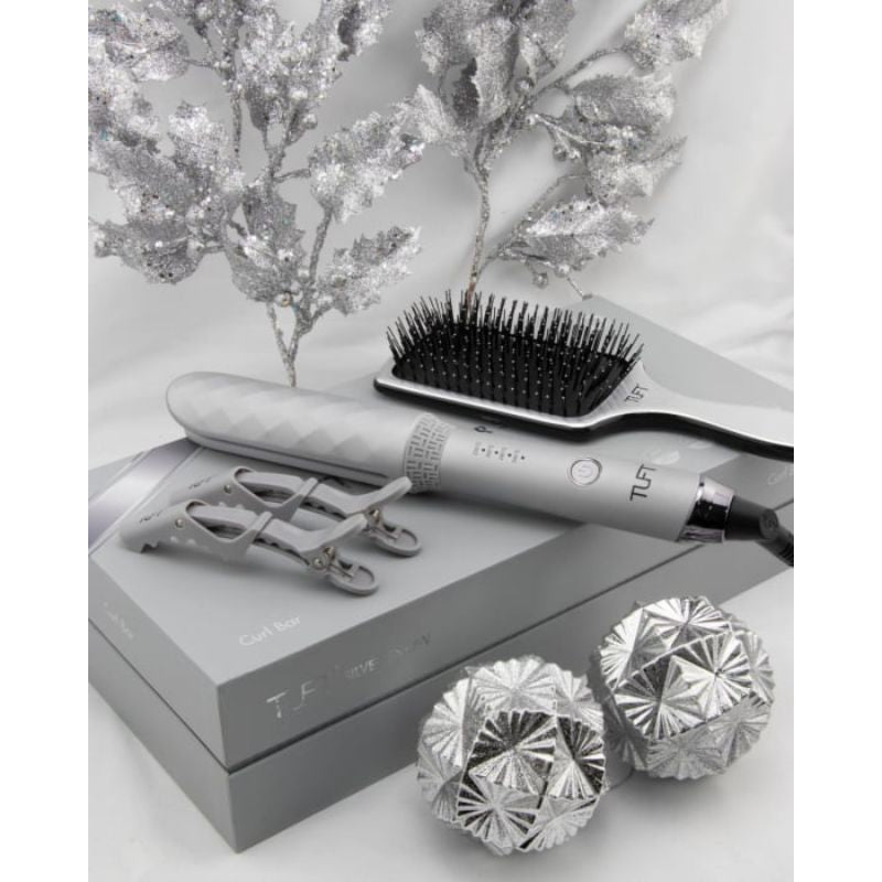 Set Silver Snow - Curl Bar Tuft