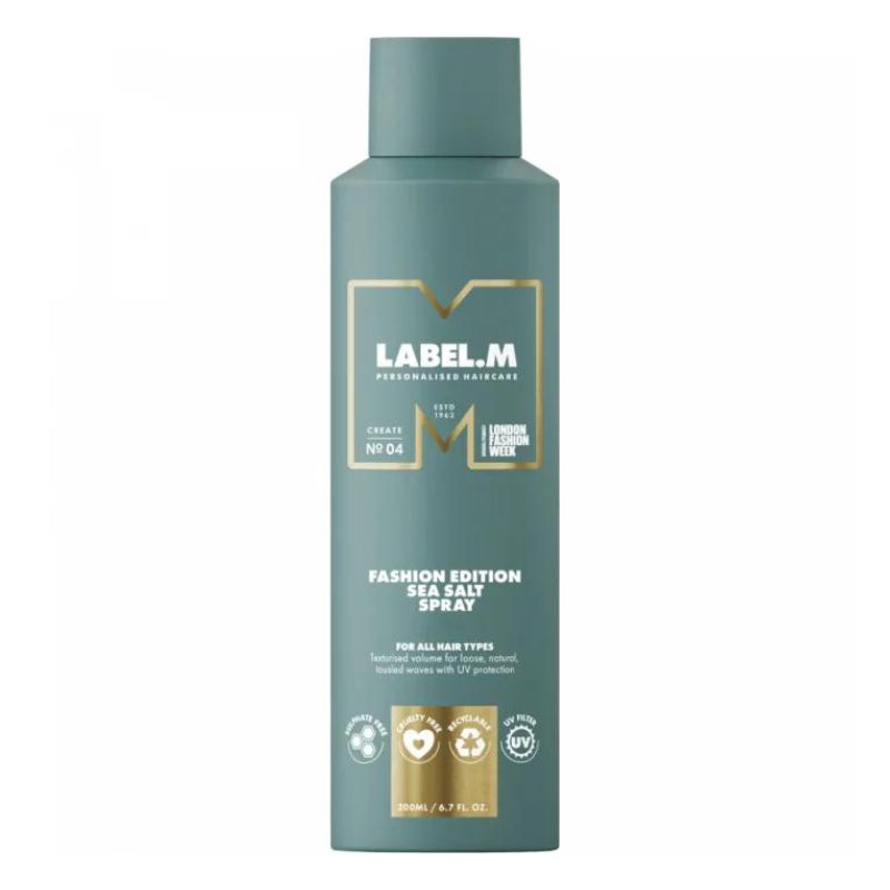 🎁 Spray cu saruri minerale pentru toate tipurile de par, Sea salt spray - 200ml Label.m (100% off)
