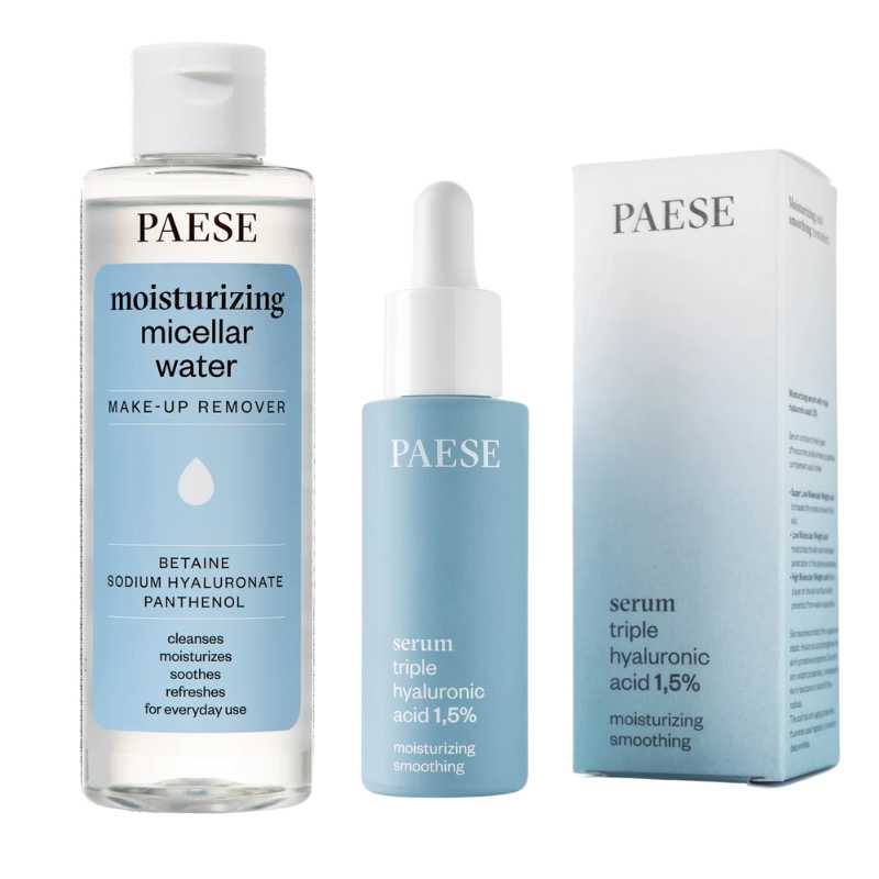 Paese Pack Hidratare (Make-up removal +  acid hialuronic)